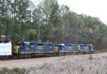 CSX 6468 leads train F735-23 northbound